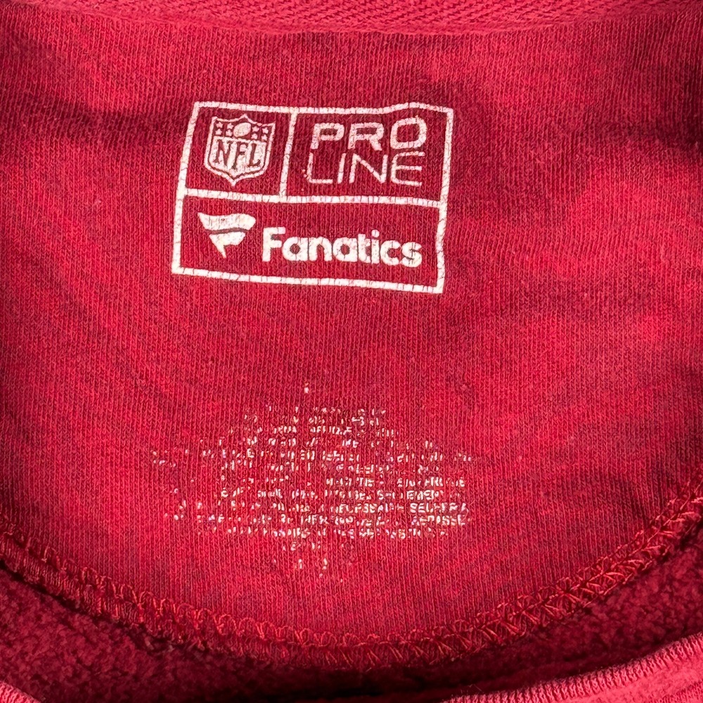 Washington Football Team NFL Sweatshirt Burgundy Fanatics Pro Line (Old Logo) - Picture 4 of 8